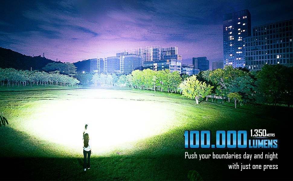 100k outlet lumen flashlight